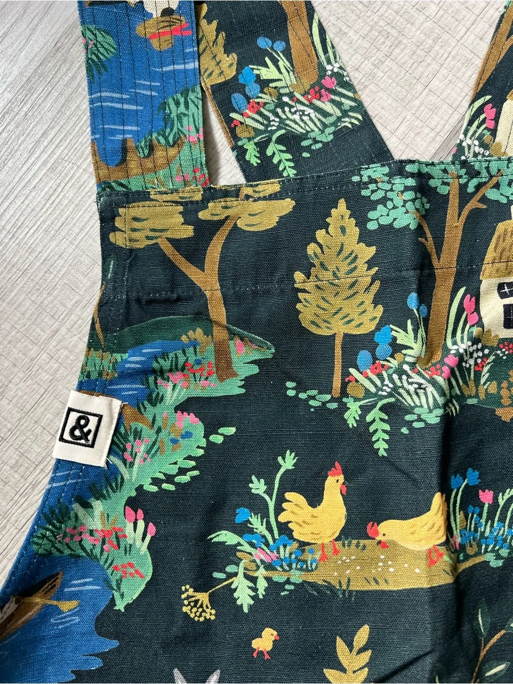NEW HEDLEY & BENNETT X Rifle Paper Co. English Garden Smock Florals Apron